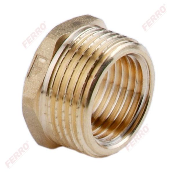 Ferro sárgaréz szűkítő KB 1/2"-1/4" (R01Z)