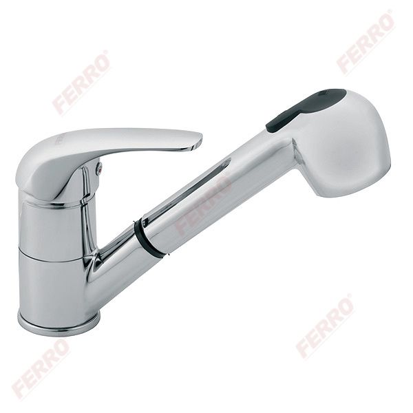 Ferro Vasto álló mosogató csaptelep kihúzható zuhanyfejjel (BVA8)