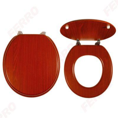 Ferro WC ülőke diófa mintázattal (WC/ORECHLYRA)