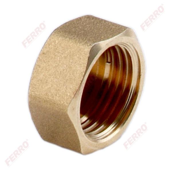 Ferro záróanya 3/4" sárgaréz (ZAS3Z)