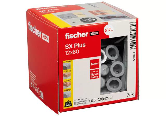 Fischer dübel SX PLUS 12×60 mm dobozos (568012)