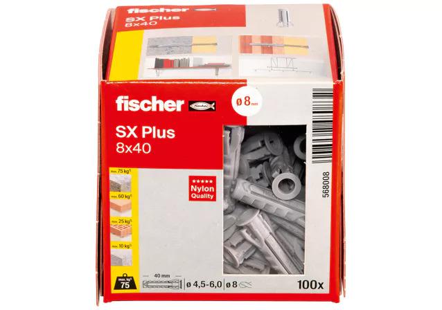 Fischer dübel SX PLUS 8×40 mm dobozos (568008)