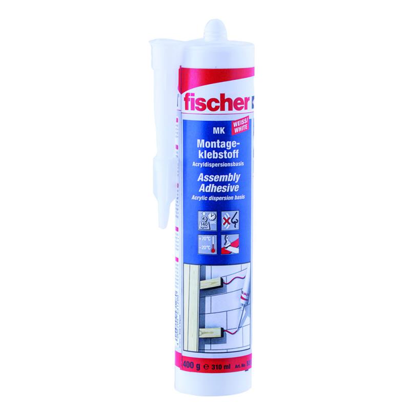 Fischer erős tapadású AC szerelőragasztó 310ml (53128)