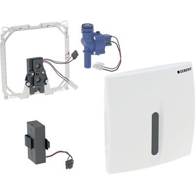 Geberit Basic automata vizelde vezérlés, infravörös, elemes, műanyag fedlappal, fehér (115.818.11.5)