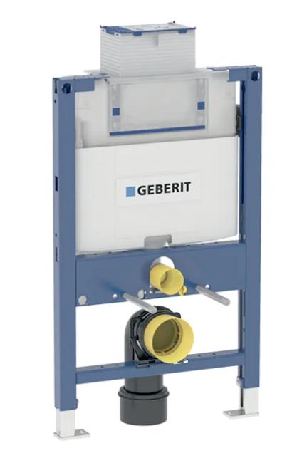 Geberit Duofix fali WC szerelőelem, 82 cm, Omega 12 cm-es falsík alatti öblítőtartállyal (111.003.00.1)