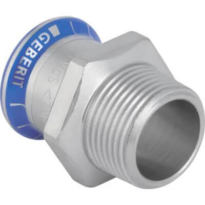 Geberit Mapress rozsdamentes acél KM átmeneti idom D76,1-2 1/2" (31713)