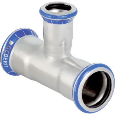 Geberit Mapress rozsdamentes T-idom acél, szűkített D76,1-54-76,1 (31233)