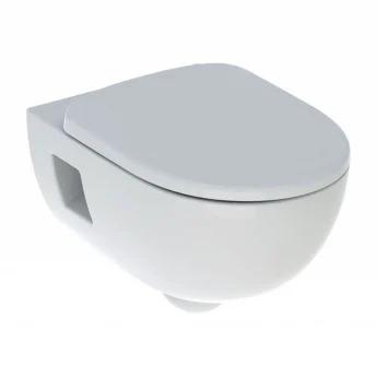 Geberit Selnova fali WC mélyöblítésű készlet, Premium, részben zárt forma, Rimfree, WC-ülőkével (501.750.00.1)