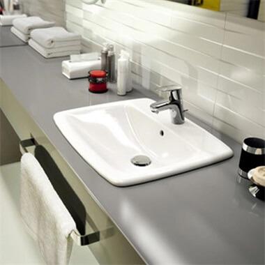 Geberit Selnova Square 55x45 cm beépíthető mosdó szögletes (500.306.01.1)