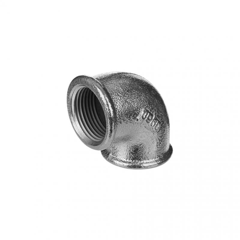 Gebo horganyzott könyök 2 1/2" BB (90-10V)