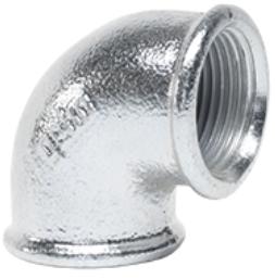 Gebo horganyzott könyök BB 5/4'' (90-7V)