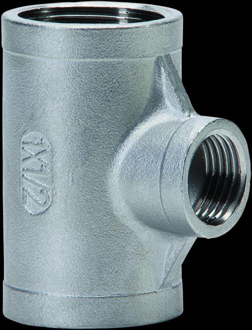 Gebo rozsdamentes T-idom 2"-1"-2" (6130-200100)