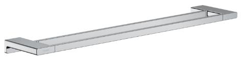 Hansgrohe AddStoris fürdőlepedőtartó dupla sínnel, króm (41743000)