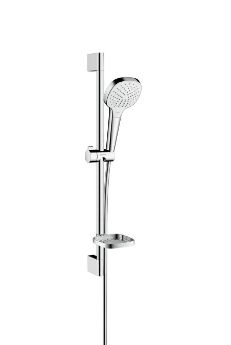 Hansgrohe Croma Select E, Vario zuhanyszett, 0,65m, szappantartóval, króm-fehér (26586400)