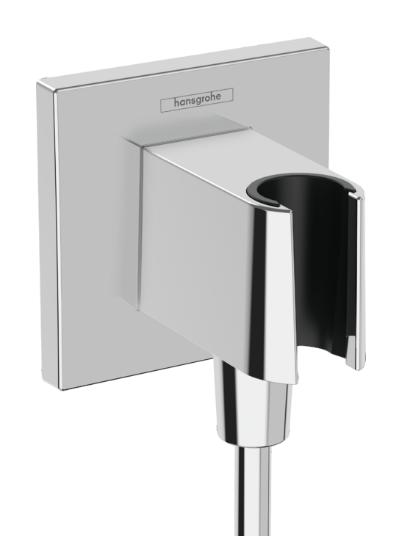 Hansgrohe FixFit E fali csatlakozó zuhanyfej tartóval, króm (26889000)