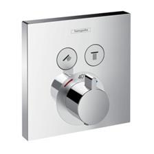 Hansgrohe ShowerSelect 2 fogyasztós króm termosztát falsík alatti szereléshez (15763000)
