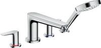 Hansgrohe Talis E 4-lyukú peremre szerelhető kádcsaptelep (71748000)