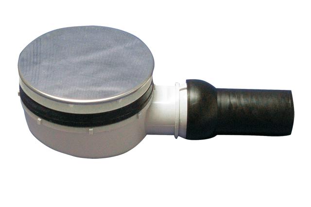 HL521 szuperalacsony zuhanytálca szifon DN40 gömbcsuklós csatlakozóval D90mm lyukmérethez