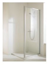 Huppe alpha szögletes zuhanykabin oldalfal 90 cm plexi/matt