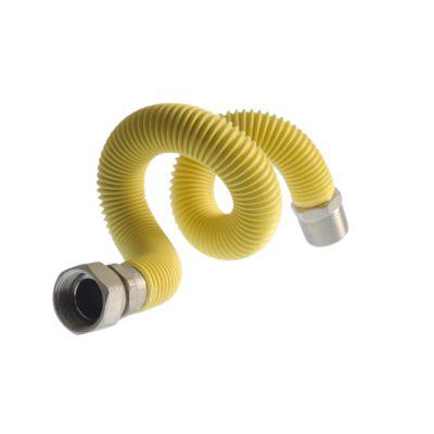 Inox gázbekötő cső 1/2"-3/4" KB 300-600mm (GKB300-1/2-3/4)