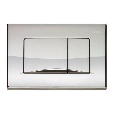 LIV Aplite Duo WC nyomólap, fényes króm (195870)