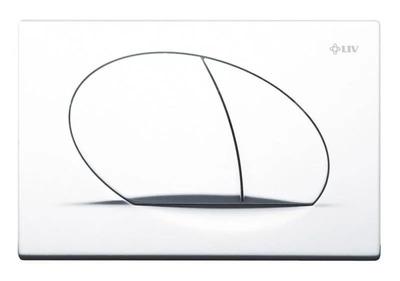 LIV Selenite Duo WC nyomólap, fehér (195853)