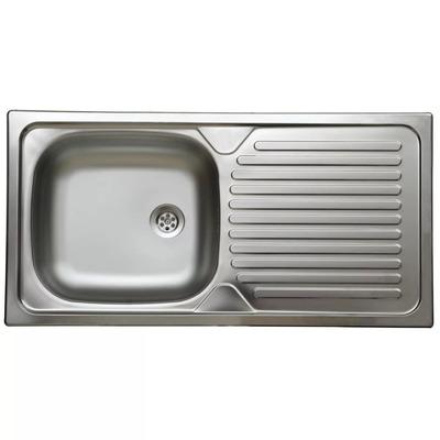 Livinox N-142K rozsdamentes mosogató 860x435mm, 1 medencés, csepptálcás