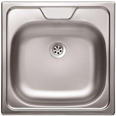 Livinox N-144K rozsdamentes acél mosogató 48x48cm, egymedencés