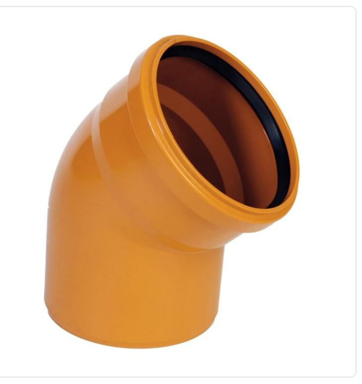 Pestan könyök 250/30 PVC KG (10401004)