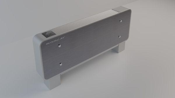 Reverso SM 400 padlón álló alacsony profilú fan-coil készülék full flat kivitel, elektronikus kártyával