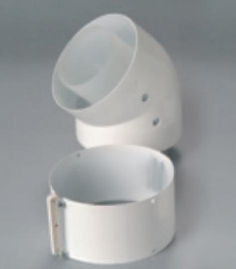 Saunier Duval SDC toldó ívidom pár 45° 100/60 mm (2 db) (korábbi A2033000 helyett)