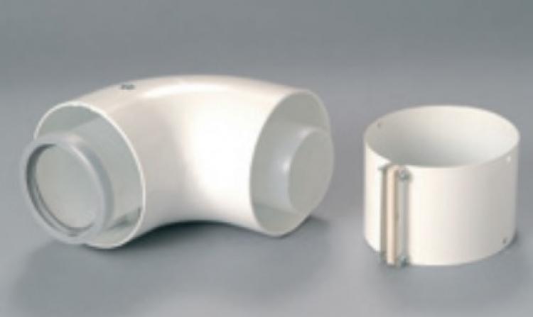 Saunier Duval SDC toldó könyökidom 90° 100/60 mm (korábbi A2032900 helyett)