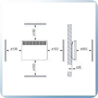 Stiebel Eltron ZD-WB-2000 fali konzol CWM 2000 M-F konvektor rögzítéséhez (204924)