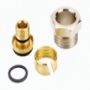 Danfoss alupex csatlakozó radiátor szelephez R1/2" 16x2 mm-es (013G4176)