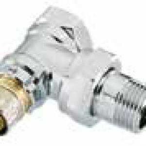 DANFOSS DESIGN radiátorszelep integrált előbeállítással DN15, sarok (013G4237)