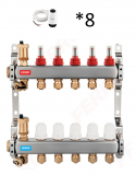 Ferro 8 körös osztó gyűjtő Danfoss TWA motorral (SN-RZPU08S+088h3142)