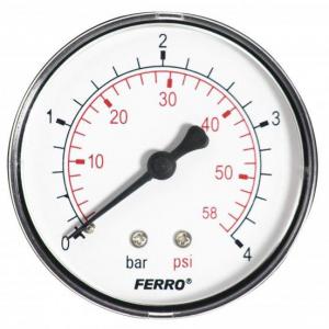 Ferro nyomásmérő hátsó csatlakozású 4 bar (M6304A) manométer