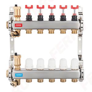 Ferro SN-RZPU02S SN-RZPU TÍPUSÚ OSZTÓ-SZETT 1", 3/4" KIMENET, 2 KÖRÖS (SN-RZPU02S)