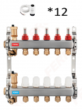 Ferro SN-RZPU12S SN-RZPU TÍPUSÚ OSZTÓ-SZETT 1" 12 KÖRÖS +Danfoss TWA 088h3142 (SN-RZPU12S+088h3142)