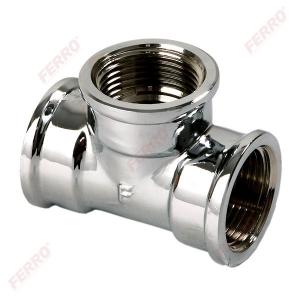 Ferro T idom krómozott 1/2" sárgaréz (T02C)