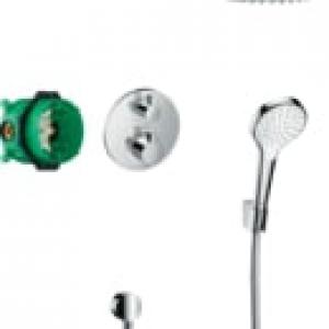 Hansgrohe Croma Select S falsík alatti zuhanyrendszer Ecostat S termosztáttal (27295000)