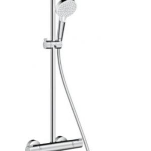 Hansgrohe Crometta E 240 1jet Showerpipe zuhanyrendszer termosztátos csapteleppel (27271000)