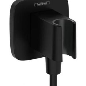 Hansgrohe Fixfit Q beépített zuhanytartóval, matt fekete (26887670)