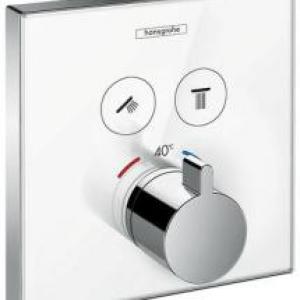 Hansgrohe termosztát szinkészlet showerSelectGlass (15738400)