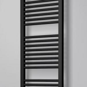 Irsap Ares 600 x 1500 fekete törölközőszárító radiátor egyenes kivitelben (ARES600*1500F)