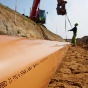 PVC cső 125 2m KG SN4 (Tehno)