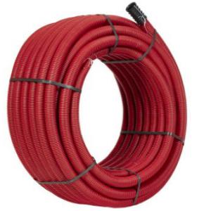 Tehno védő gégecső korrugált 110mm 450N/M ELCOR piros (50m/tekercs)