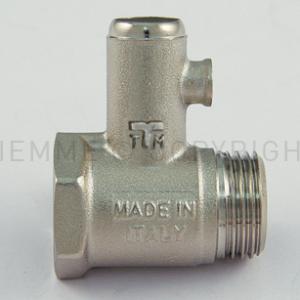 Tiemme boyler biztonsági szelep 1/2" 8,5bar, kar nélkül (1930002)