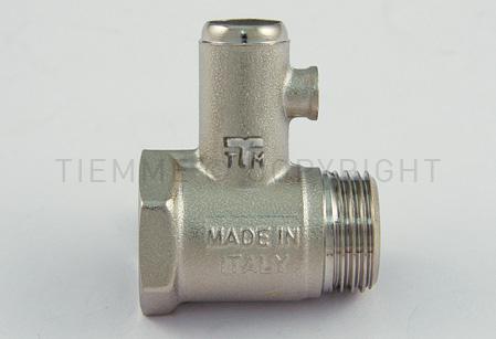 Tiemme boyler biztonsági szelep 1/2" 8,5bar, kar nélkül (1930002)