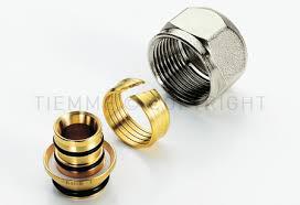 Tiemme eurokónuszos réz csatlakozó 18×1-3/4" (1440018)
